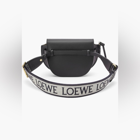 Loewe Mini Gate Leather Convertible Bag in Black - Picture 4 of 8